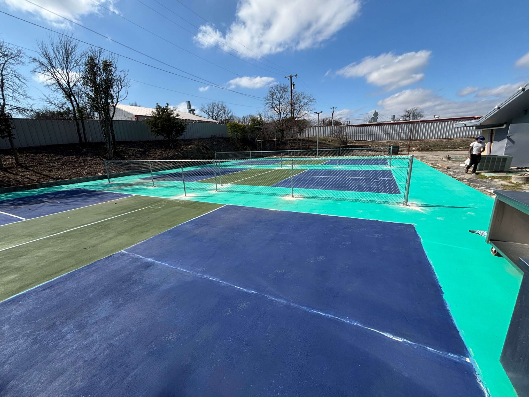 Waco Fencing - Tennis Cort Fence