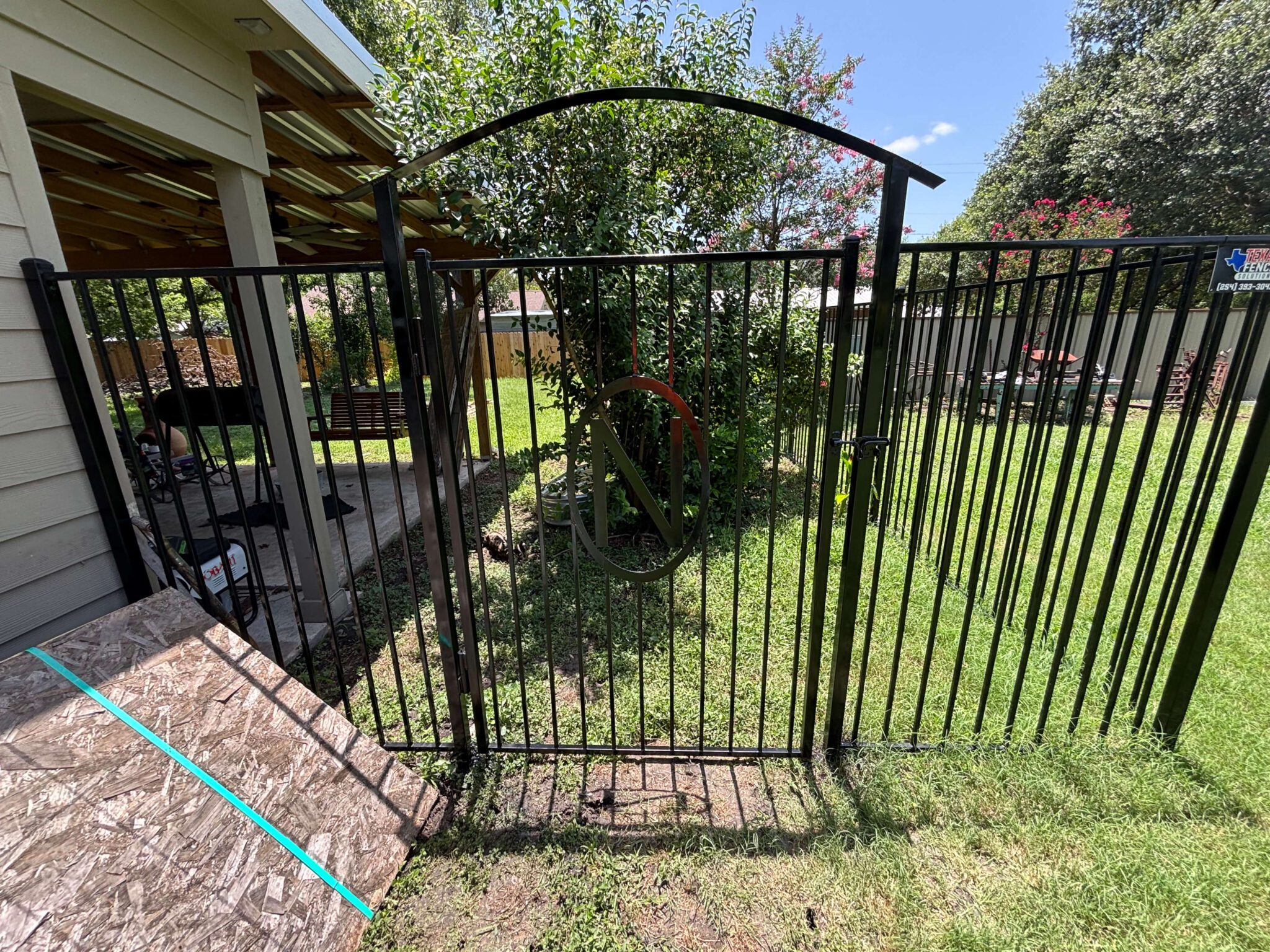 Waco Fencing - Residential Iron Gate Custom Designs