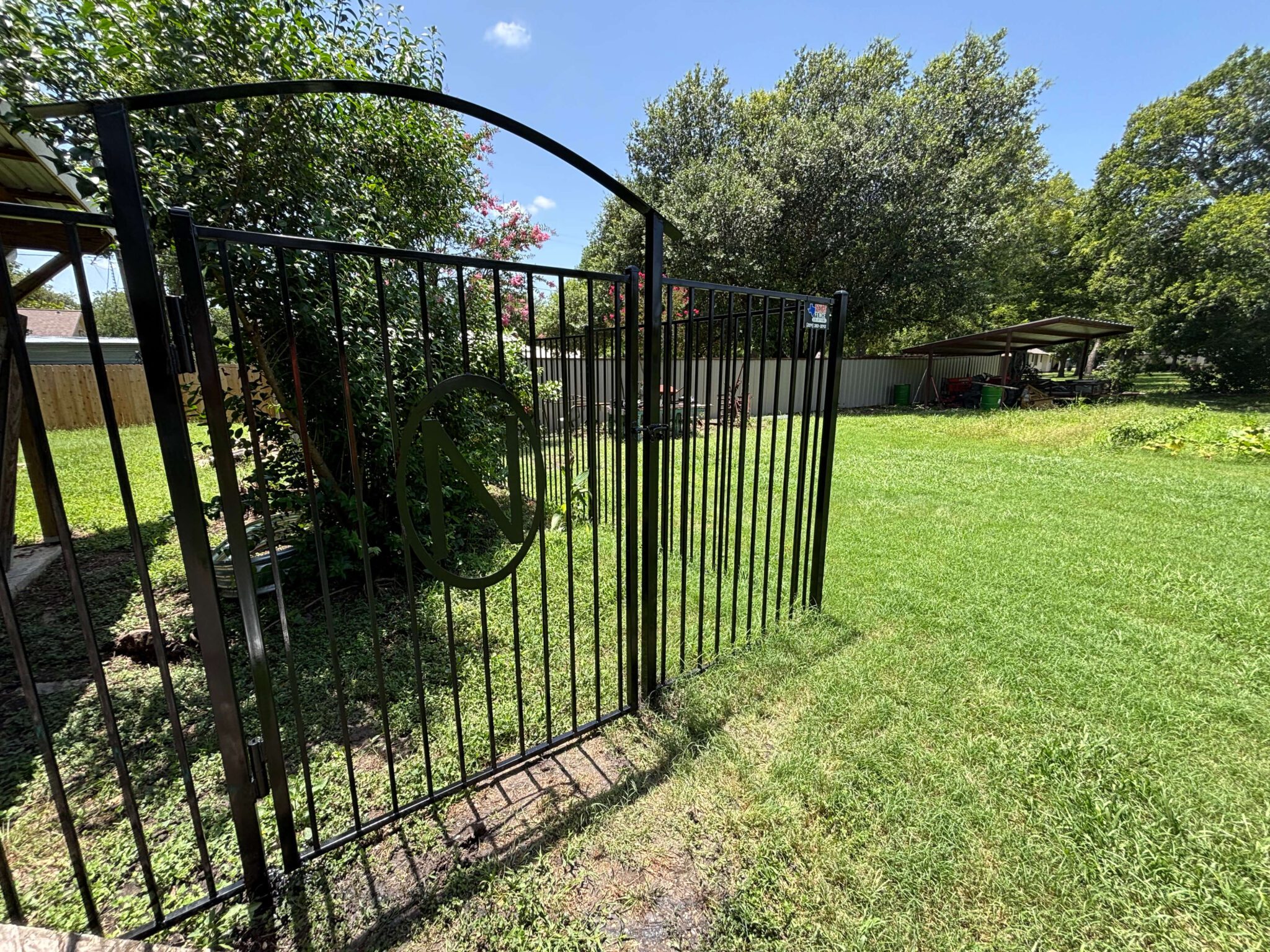 Waco Fencing - Central Texas Iron Home Gate