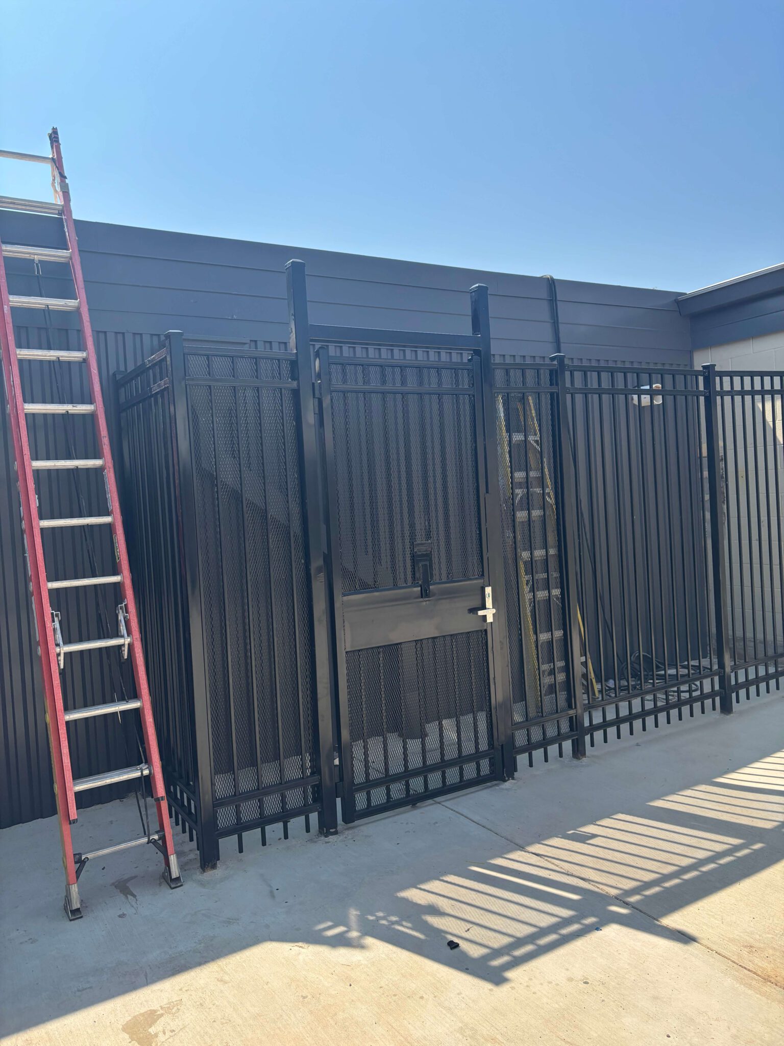 Waco Fencing - Iron Access Control Security Fence