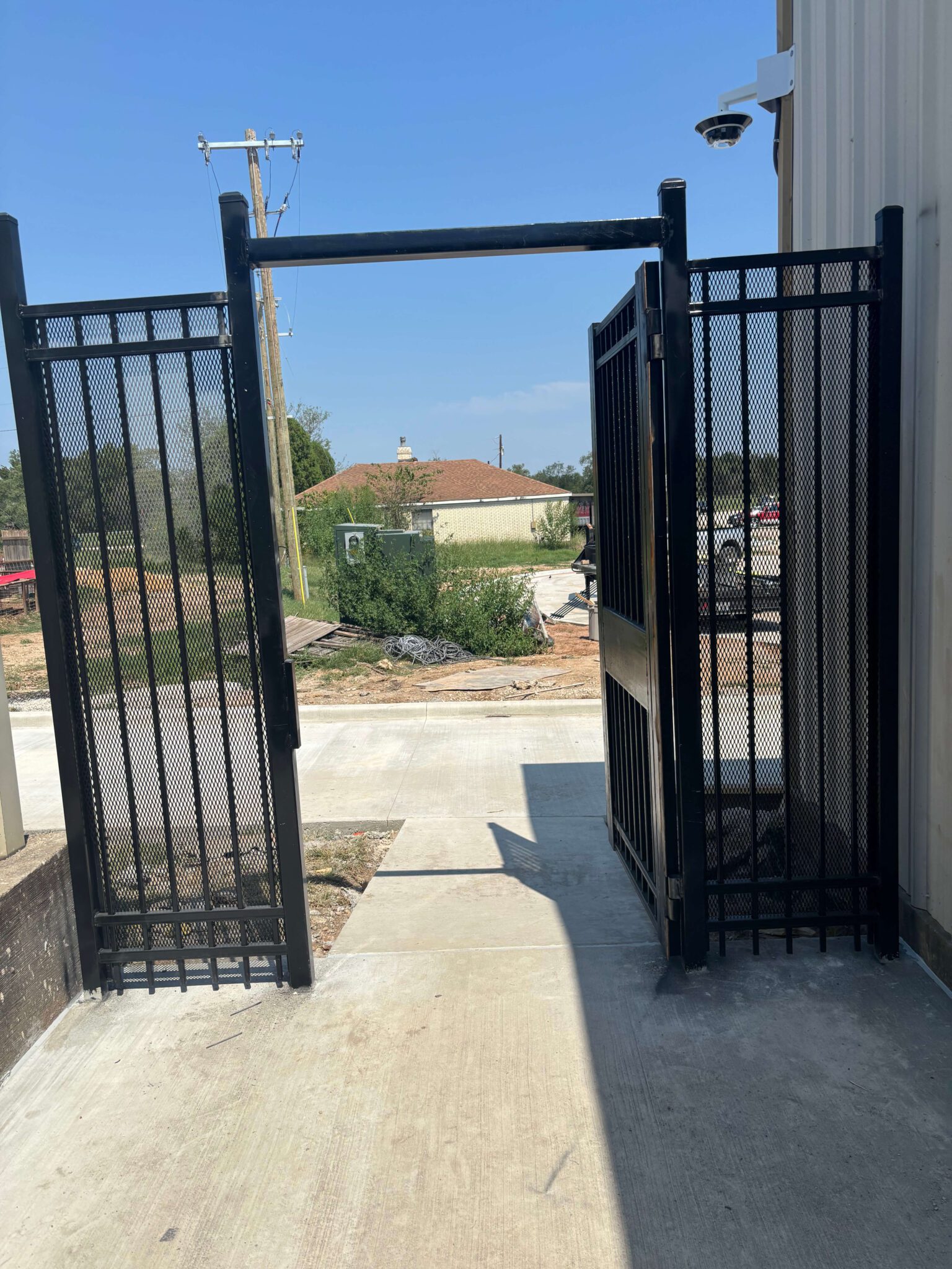 Waco Fencing - Iron Security Gate Commercial