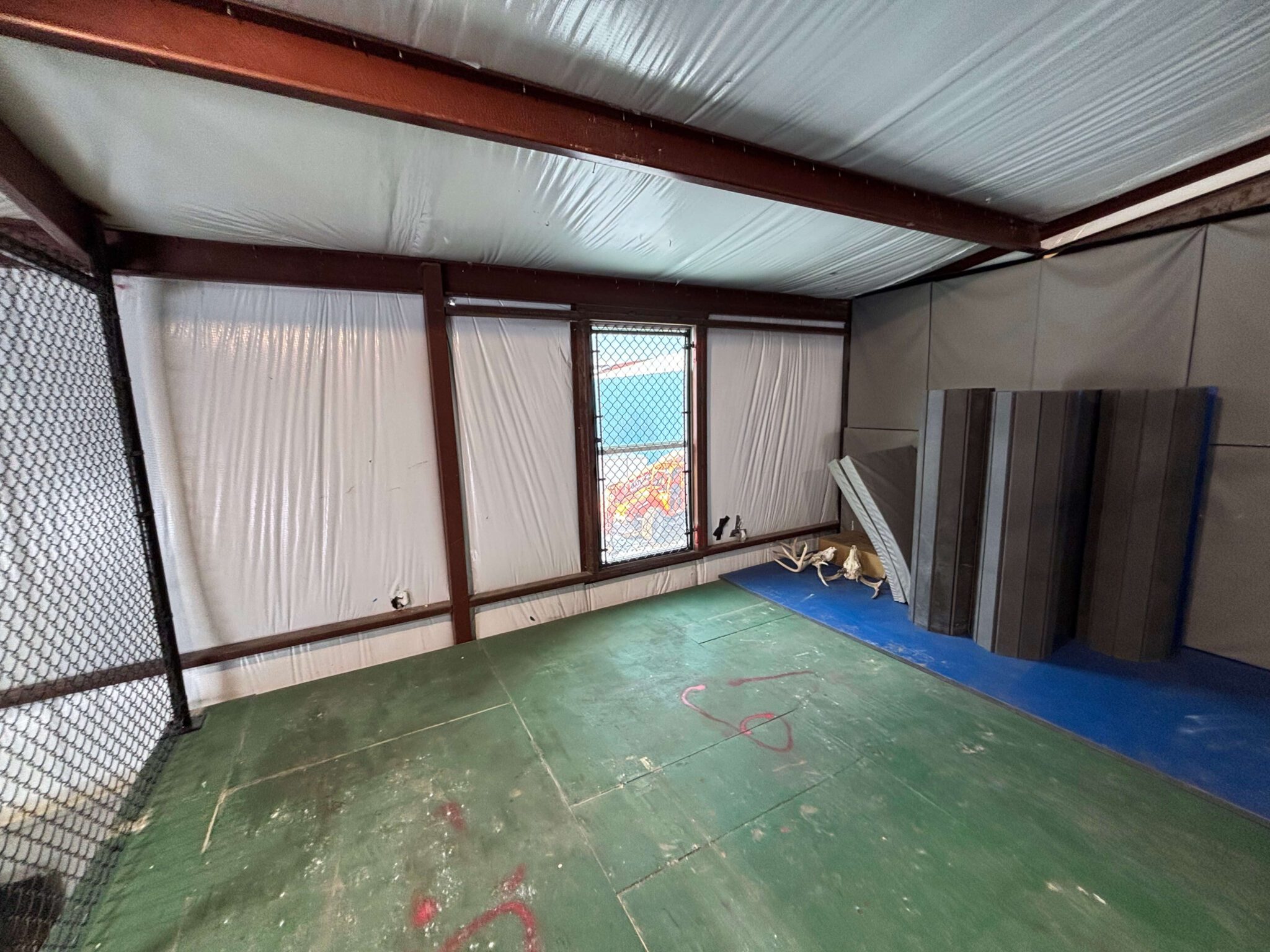 Waco Fencing - Window Fence In Gym For Protection